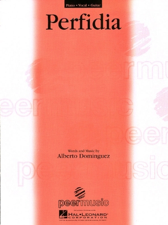 Perfidia Piano and Vocal Blatt