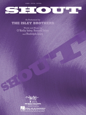 Shout Piano, Vocal and Guitar Buch