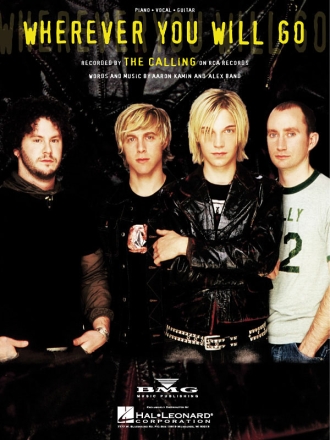 Wherever You Will Go Piano, Vocal and Guitar Buch