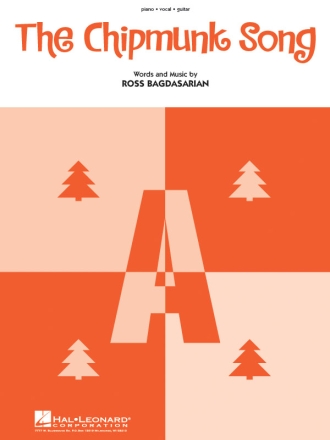 The Chipmunk Song Piano, Vocal and Guitar Buch
