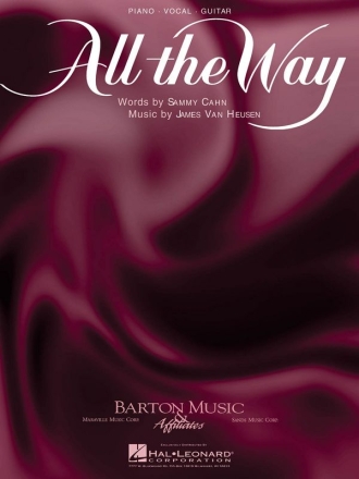 All the Way Piano and Vocal Blatt