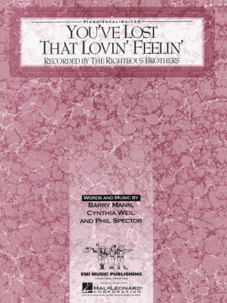 You've Lost That Loving Feeling Piano, Vocal and Guitar Buch