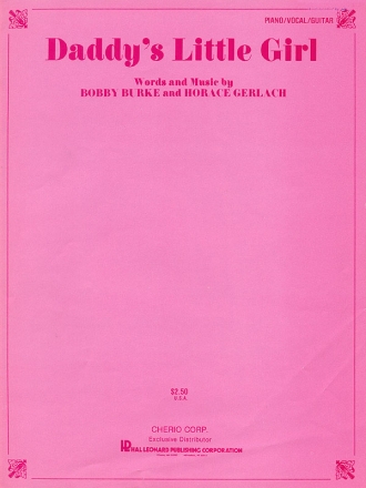 Daddy's Little Girl Piano, Vocal and Guitar Buch