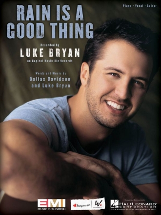 Rain Is a Good Thing Piano, Vocal and Guitar Buch