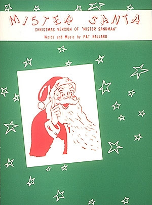 Mister Santa Piano and Vocal Blatt