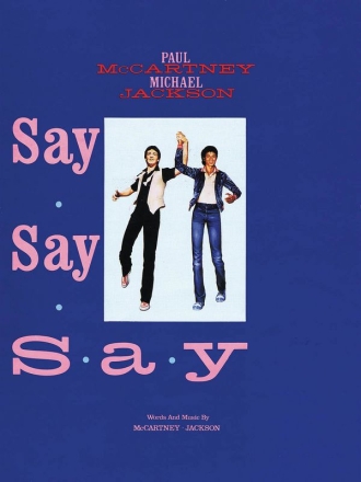 Say Say Say Piano and Vocal Blatt