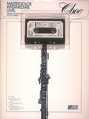 Mastersolos Oboe und Klavier Buch + MC