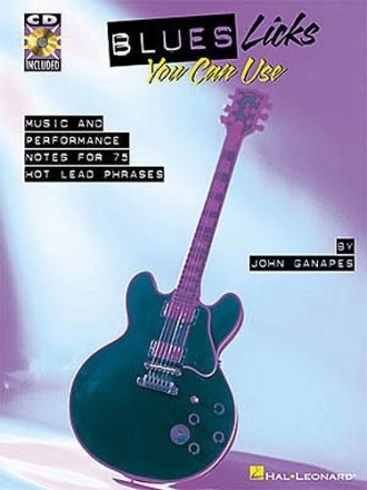 Blues Licks You Can Use Gitarre Buch + CD