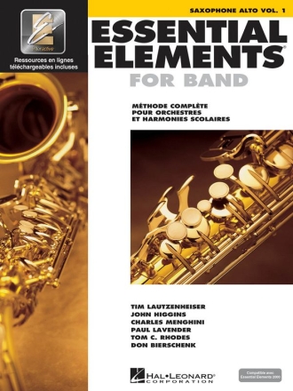 Essential Elements for Band avec EEi Alto Saxophone Buch + Online-Audio