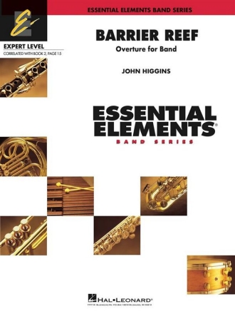 Barrier Reef (Overture) for concert band score and parts