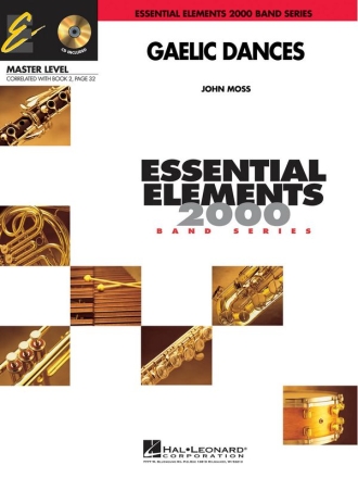 John Moss, Gaelic Dances Concert Band Partitur + Stimmen