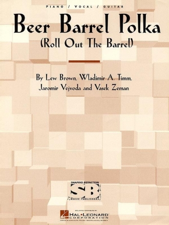 Beer Barrel Polka Piano, Vocal and Guitar Buch