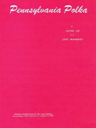 Pennsylvania Polka Piano, Vocal and Guitar Buch