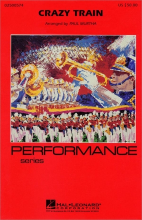 Crazy Train Marching Band Partitur