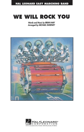 We Will Rock You Marching Band Partitur + Stimmen