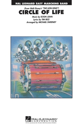 Circle of Life from The Lion King Marching Band Partitur + Stimmen