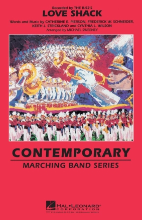 Love Shack Marching Band Partitur + Stimmen