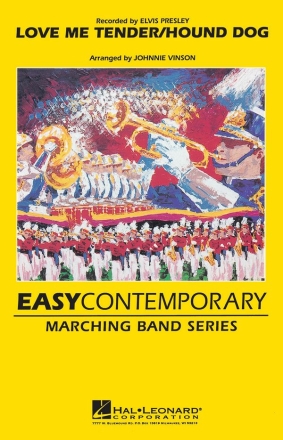 Love Me Tender/Hound Dog Marching Band Partitur + Stimmen