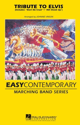 Tribute To Elvis Dont Be Cruel And All Shook Up Marching Band Partitur + Stimmen
