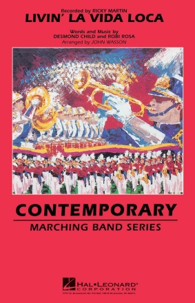Livin' La Vida Loca Marching Band Partitur + Stimmen