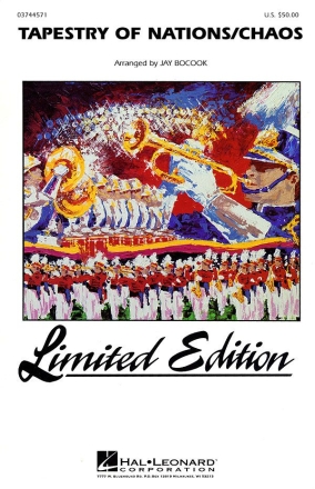 Gavin Greenaway, Tapestry of National/Chaos Marching Band Partitur