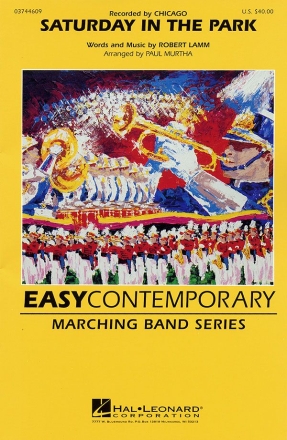 Robert Lamm, Saturday in the Park Marching Band Partitur + Stimmen