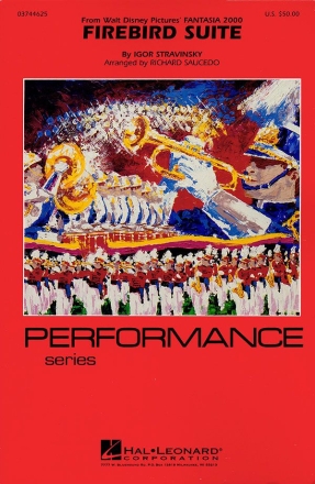Igor Stravinsky, Firebird Suite (from Fantasia 2000) Marching Band Partitur + Stimmen