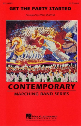 Linda Perry, Get the party started Marching Band Partitur + Stimmen