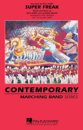 Alonzo Miller_Rick James, Super Freak Marching Band Partitur + Stimmen