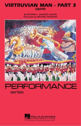 Michael McIntosh_Richard L. Saucedo, Virtruvian Man - Part 3 Spirit Marching Band Partitur + Stimmen