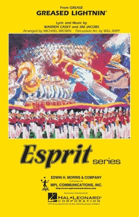 Jim Jacobs_Warren Casey, Greased Lightnin' Marching Band Partitur + Stimmen