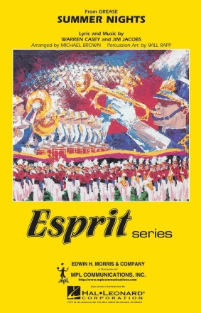 Jim Jacobs_Warren Casey, Summer Nights from Grease Marching Band Partitur + Stimmen