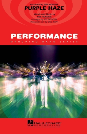 Jimi Hendrix, Purple Haze Marching Band Partitur + Stimmen