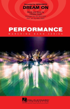 Steven Tyler, Dream On Marching Band Partitur + Stimmen
