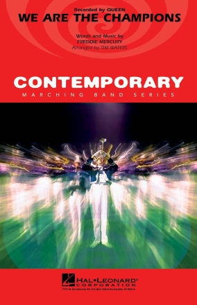Freddie Mercury, We Are the Champions Marching Band Partitur + Stimmen