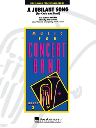 John Leavitt, A Jubilant Song Concert Band Partitur + Stimmen