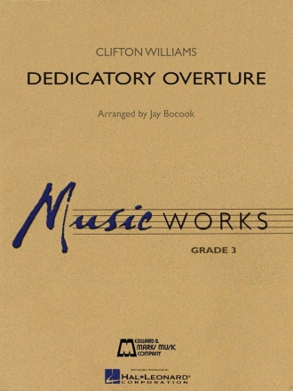 Clifton Williams, Dedicatory Overture Concert Band Partitur + Stimmen