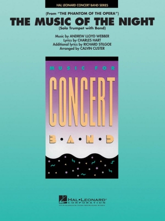 Andrew Lloyd Webber, Music Of The Night Concert Band Partitur + Stimmen