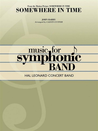 John Barry, Somewhere in Time Concert Band Partitur