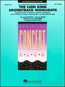 The Lion King Soundtrack Highlights for concert band score and parts