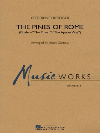 Ottorino Respighi, The Pines of Rome Concert Band Partitur + Stimmen