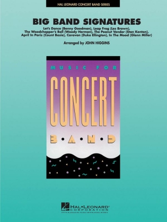 Big Band Signatures Concert Band Partitur + Stimmen