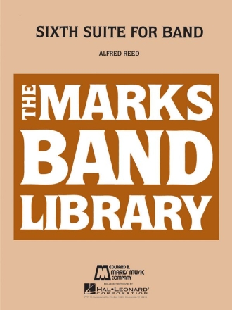 Alfred Reed, Sixth Suite for Band Concert Band Partitur + Stimmen