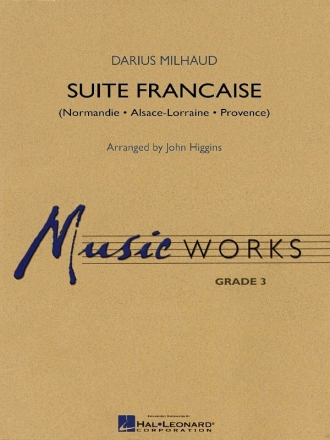 Darius Milhaud, Suite Francaise Concert Band Partitur