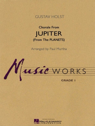 Chorale from Jupiter (from The Planets) for concert band/harmonie score and parts