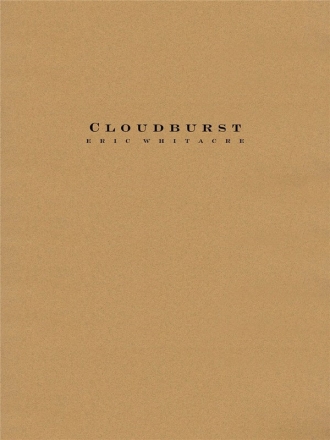 Eric Whitacre, Cloudburst Full Score Concert Band Partitur