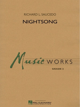 Richard L. Saucedo, Nightsong Concert Band/Harmonie Partitur + Stimmen