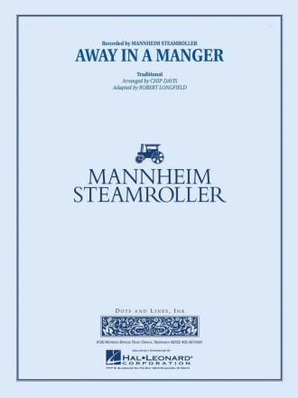 Away in a Manger for concert band score and parts