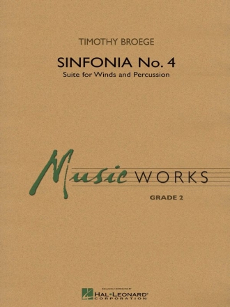Timothy Broege, Sinfonia No. 4 Concert Band Set+Audio-Online