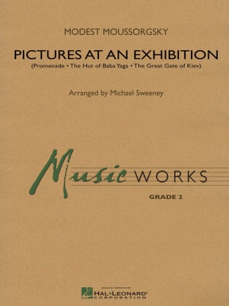 Modest Mussorgsky, Pictures At An Exhibition Concert Band Partitur + Stimmen